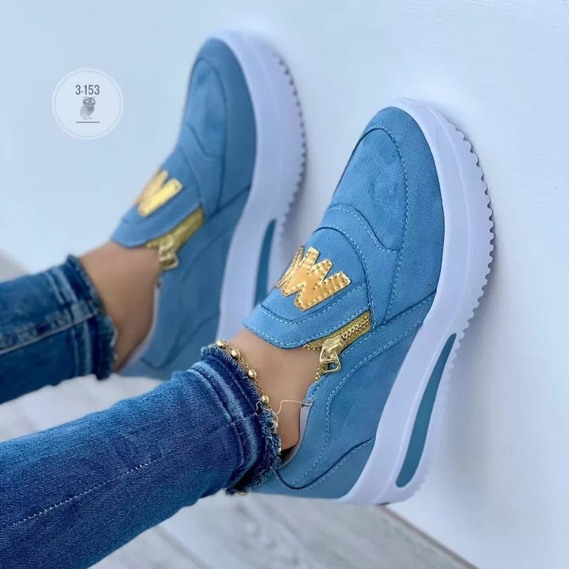 2023 Women Sneakers Platform Casual Mesh Breathable Sport Design Vulcanized Shoes Fashion Female Footwear Zapatillas Mujer Shoes