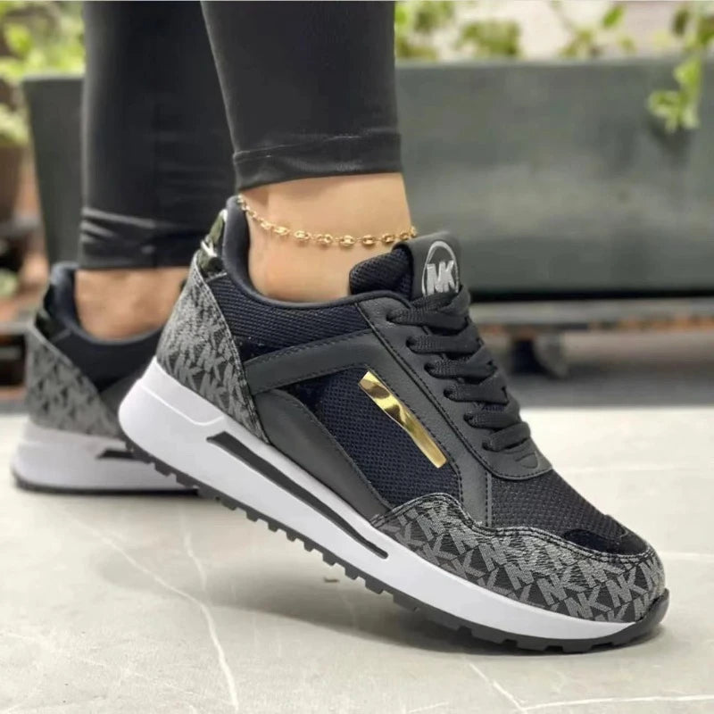 2024 Spring Large Wedge Casual Fashion Comfortable Women's Shoes Outdoor Versatile Lightweight Sports Women's Vulcanized Shoes