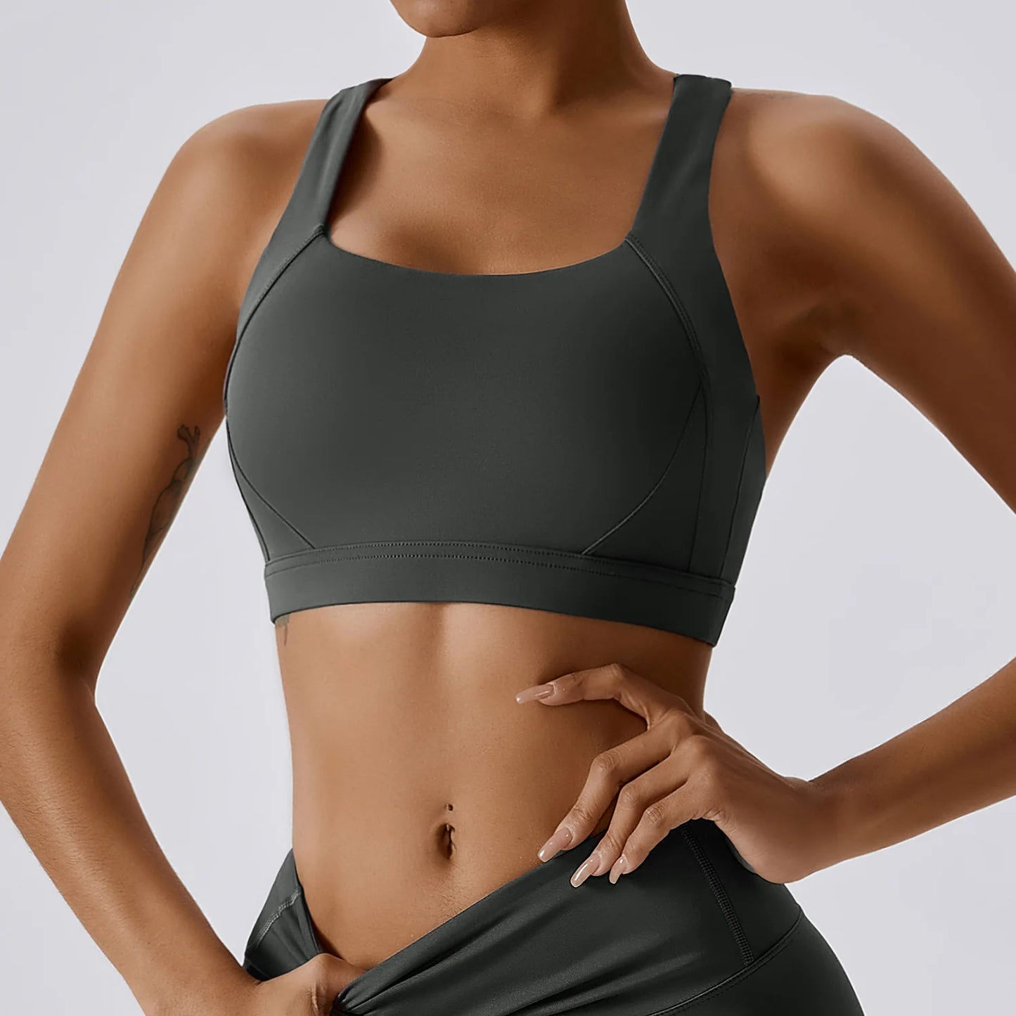 Solid Color backless Yoga Bra Women Sport Bra Gym Top Fitness Yoga Vest Female Athletic Back Tight Workout With Sports Underwear