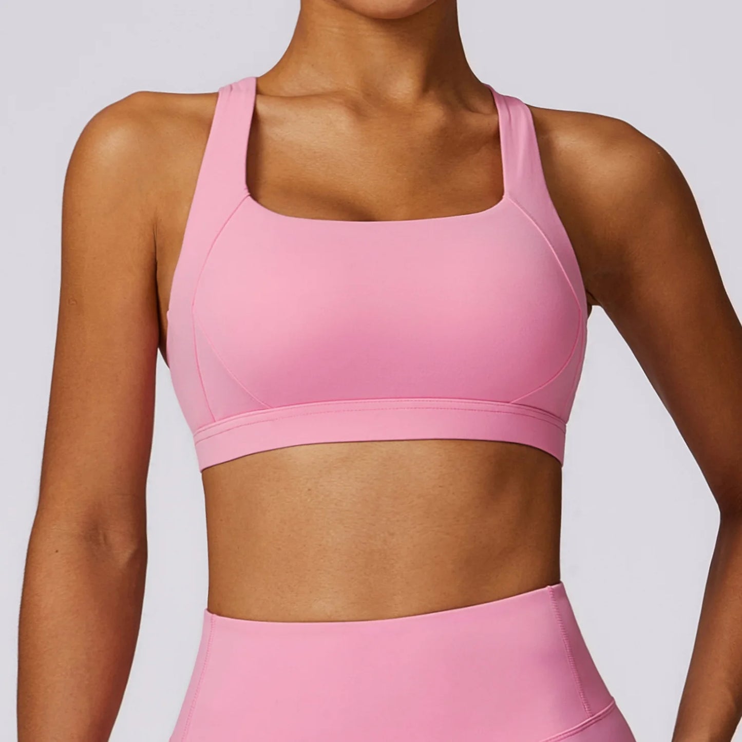 Solid Color backless Yoga Bra Women Sport Bra Gym Top Fitness Yoga Vest Female Athletic Back Tight Workout With Sports Underwear