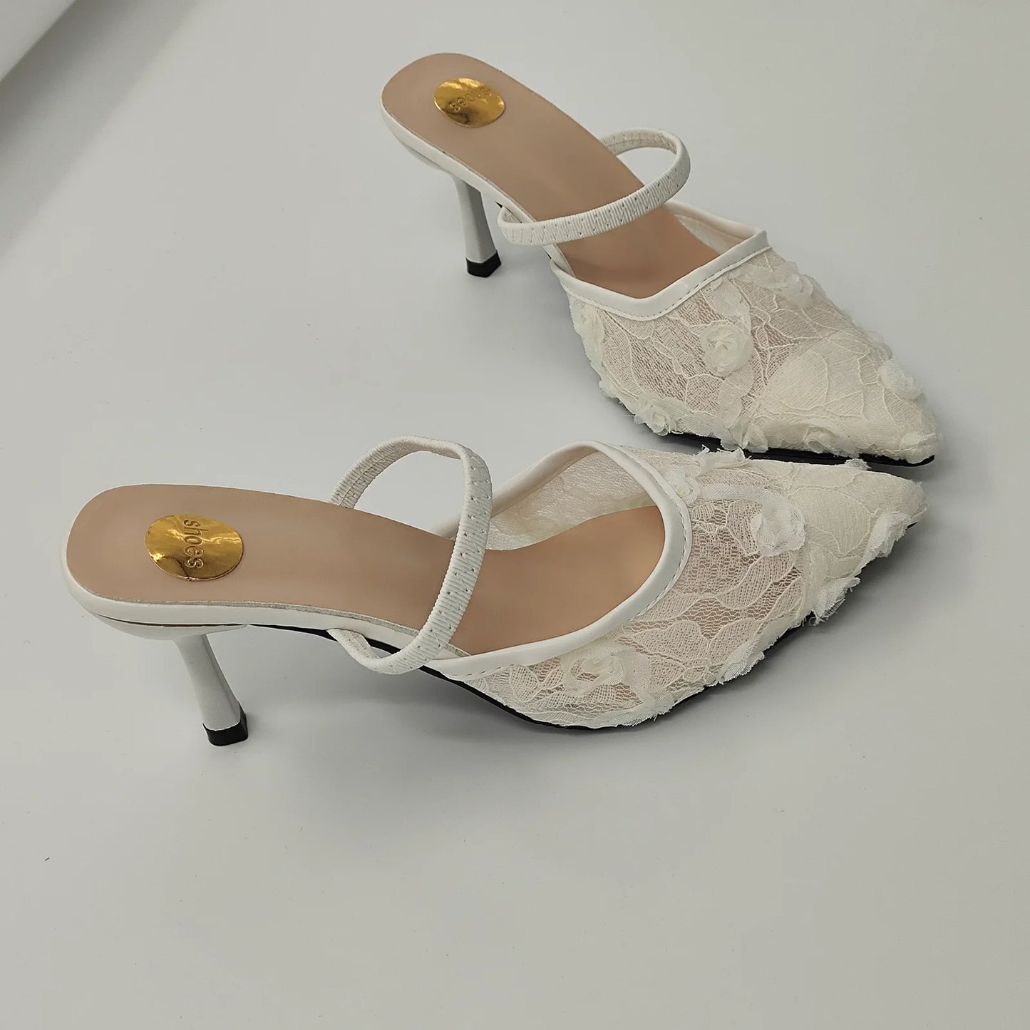 Outer Wear  Original 2025 Spring And Summer Women's Sandals Heels Sandals   Temperament Rhinestone Baotou Women's Shoes .