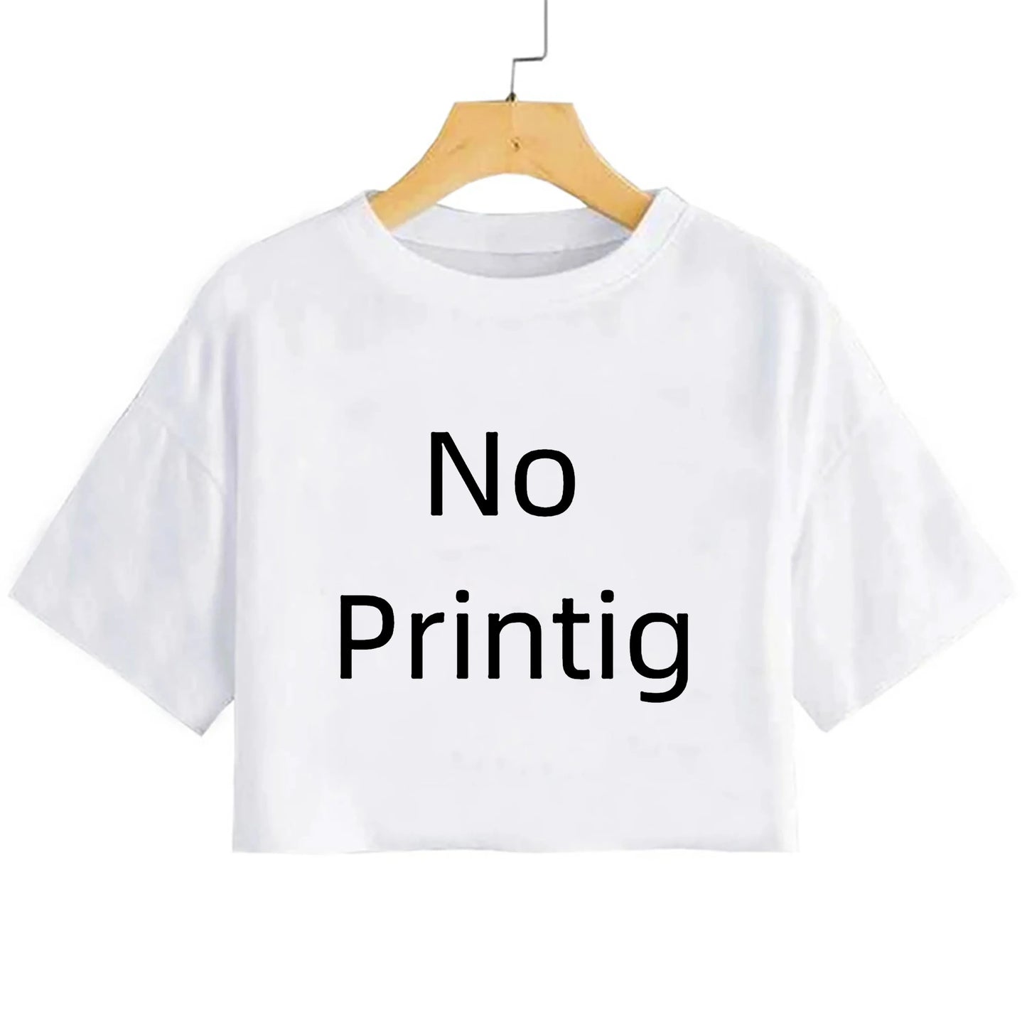 Women Crop T-shirts I'm Literally Just A Girl Letter Printed Tees Shirts O-Neck Tight Cotton Clothes Fashion Street Female Tops
