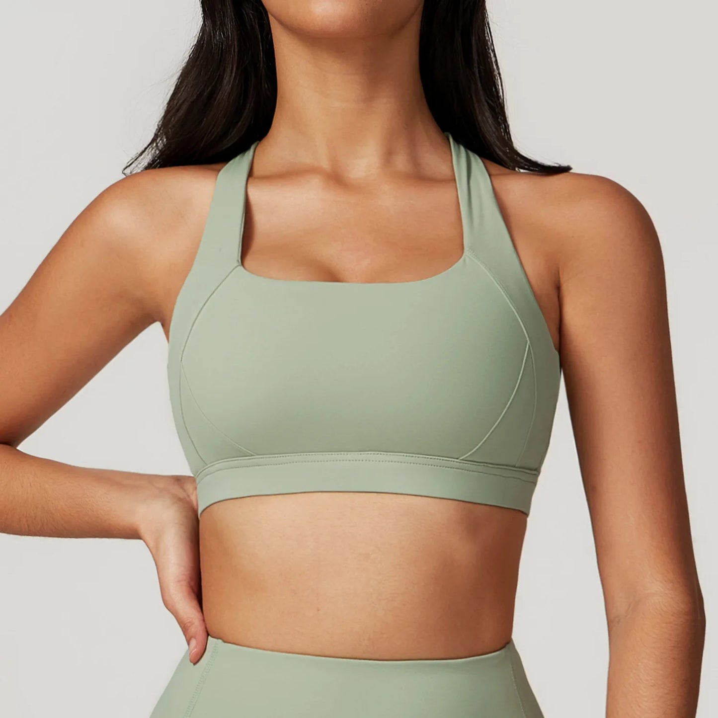 Solid Color backless Yoga Bra Women Sport Bra Gym Top Fitness Yoga Vest Female Athletic Back Tight Workout With Sports Underwear